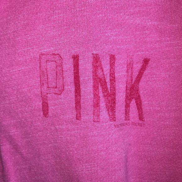 Victoria Secret Pink Quarter Zip Pullover Sweater Y2K - Picture 4 of 6